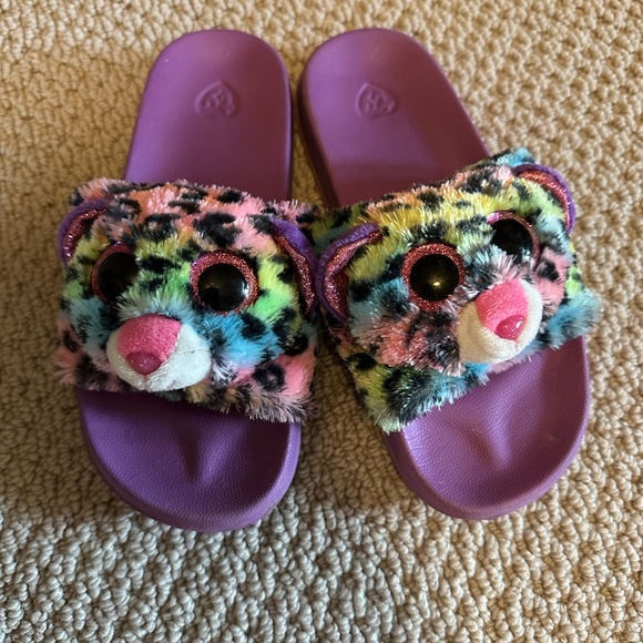 Ty Colorful Leopard Slides - Picture 1 of 5